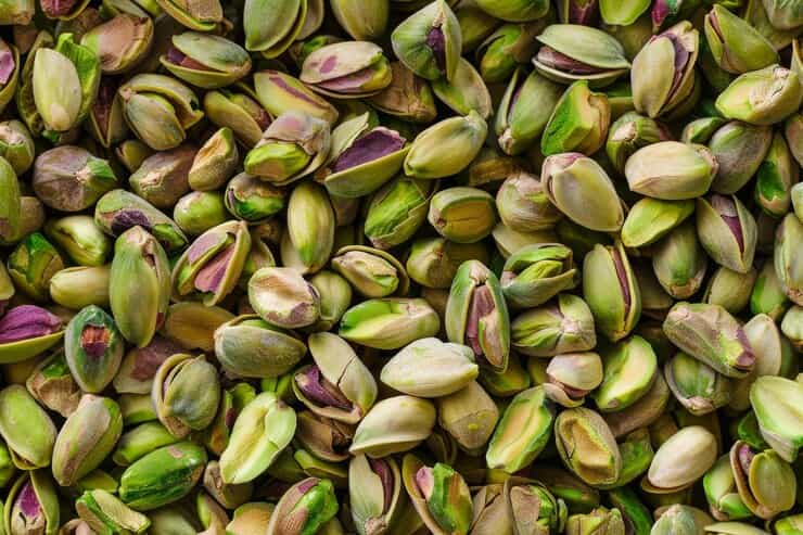 مغز پسته بسته ای تقسیم بندی شده در اندازه های سفارشی